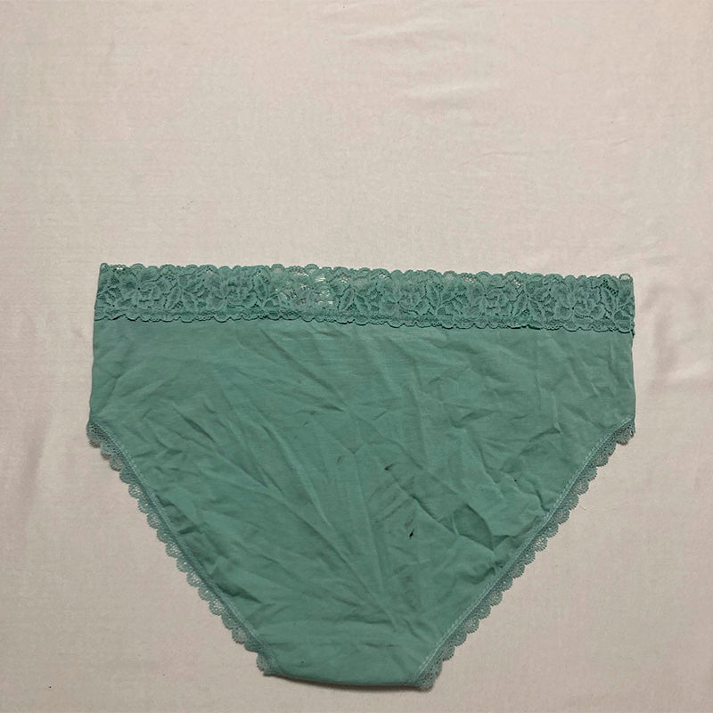 NWD State Of Day Panties Waistband Lace Green XL
