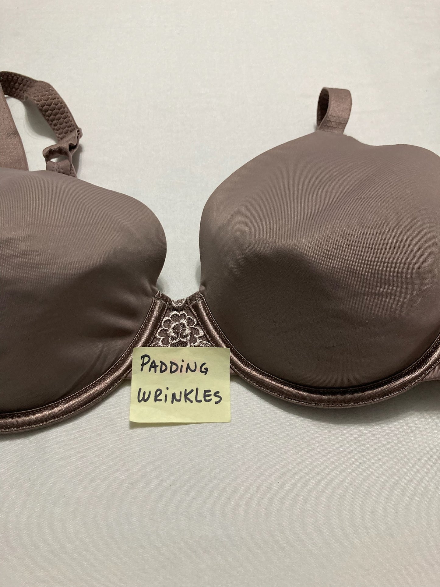 NWD Vanity Fair Beauty Back Full Figure Underwire Bra Cocoa 38C