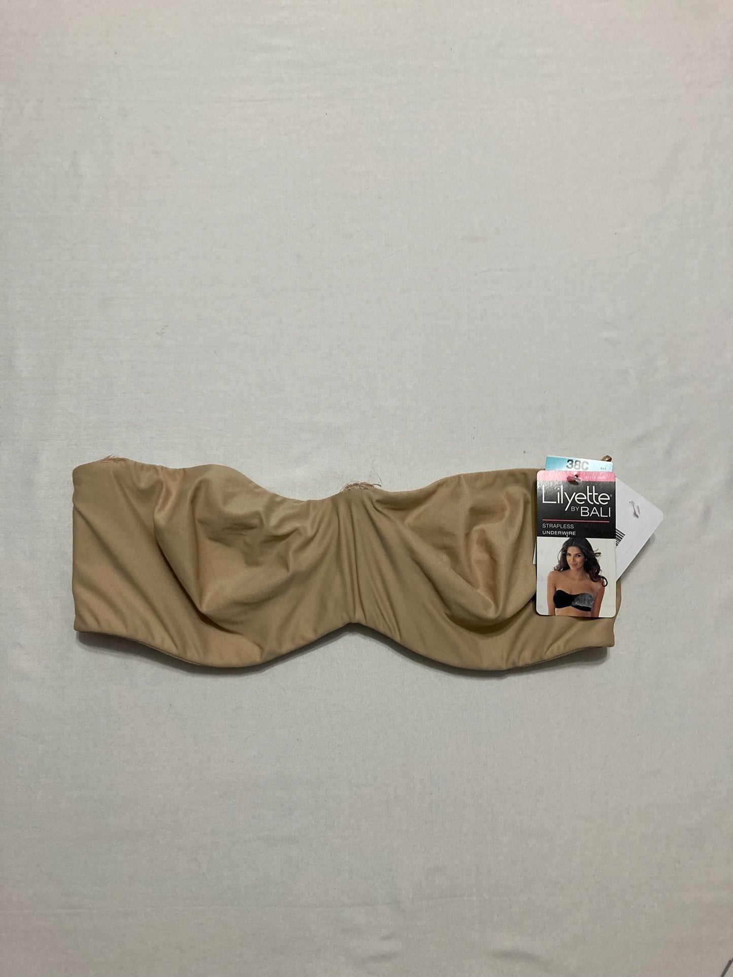 NWD Lilyette Tailored Strapless Minimzer Bra Body Beige 38C