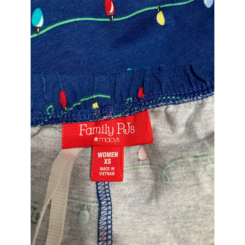 Family Pj Women Only Sleep Bottom Christmas Multicolor XS