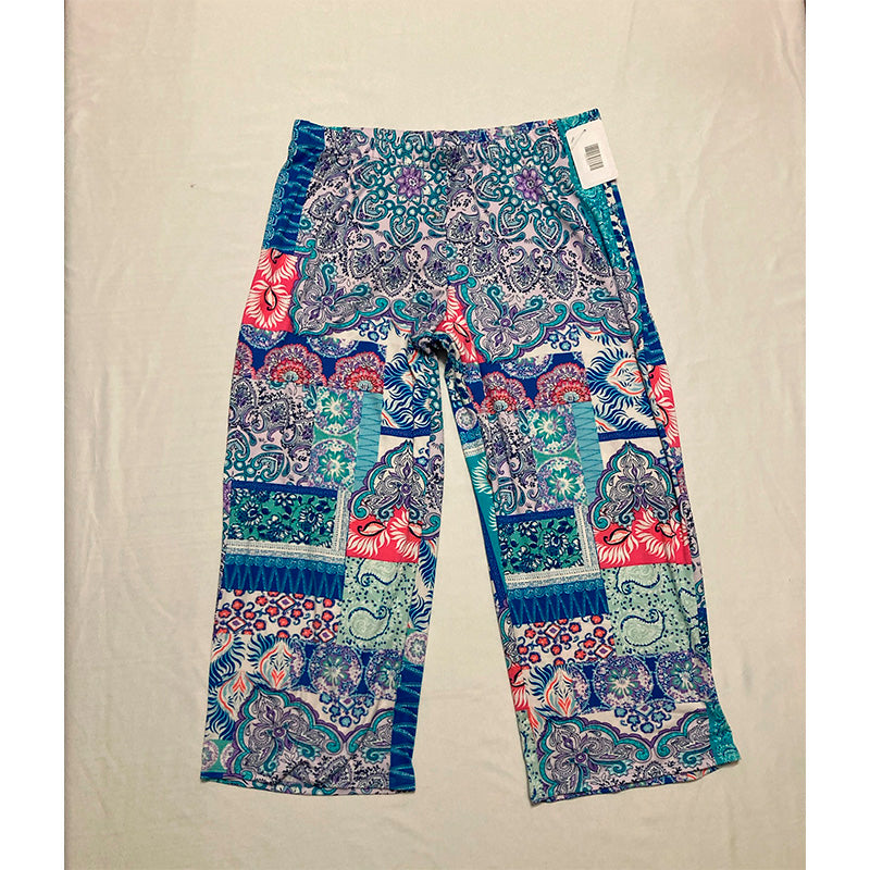 Linea Donatella Cropped Only Pajama Pants Multicolor S