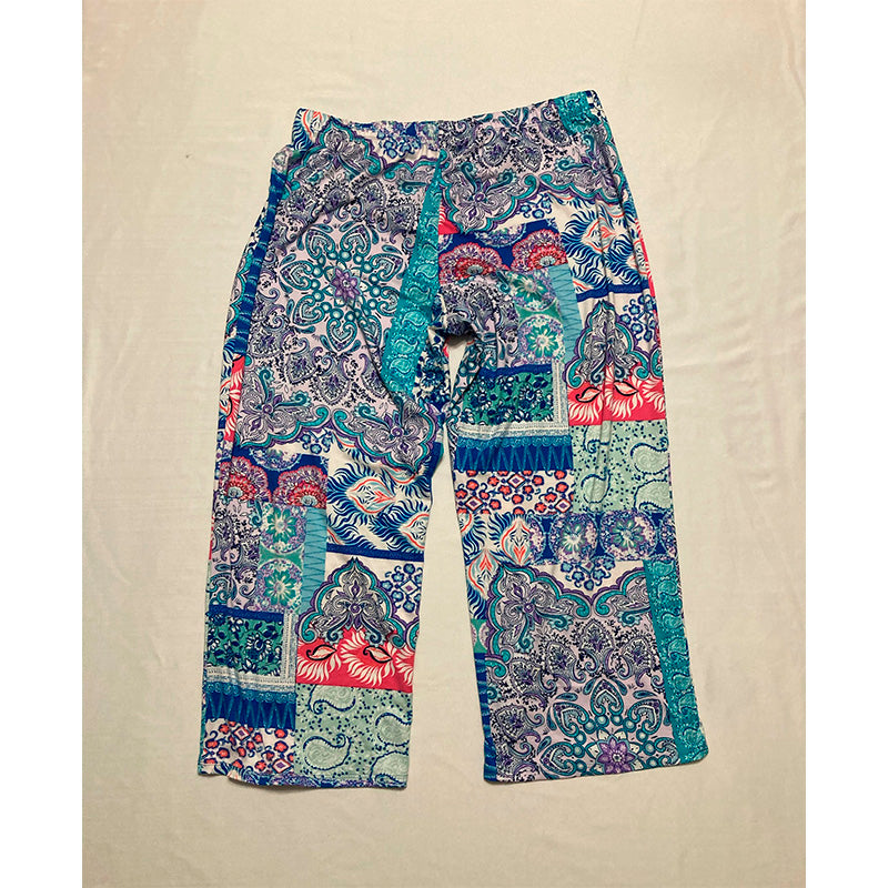 Linea Donatella Cropped Only Pajama Pants Multicolor S