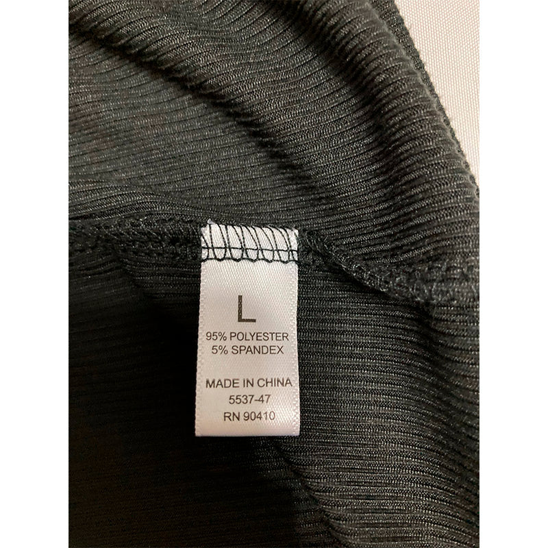 Nicole Hiller Only Pajama Top With Buttons Black L