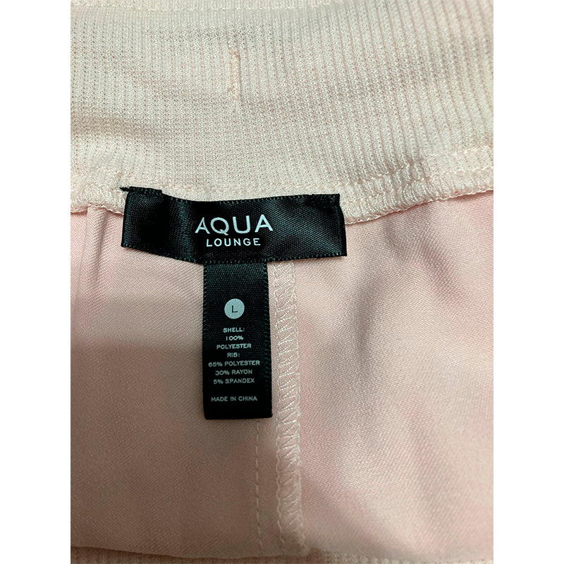 Aqua Satin Only Pants Pajama Pink L