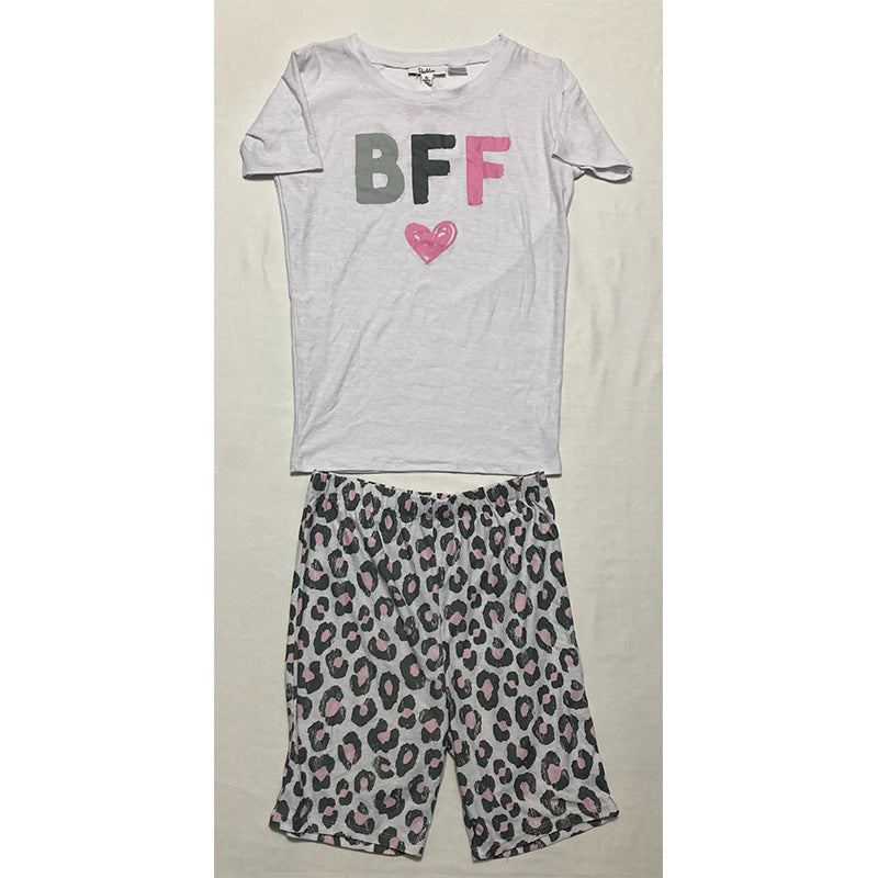 Roudelain Matching 3-Pc. T-Shirt, Jogger Pants & Shorts Pajama XL
