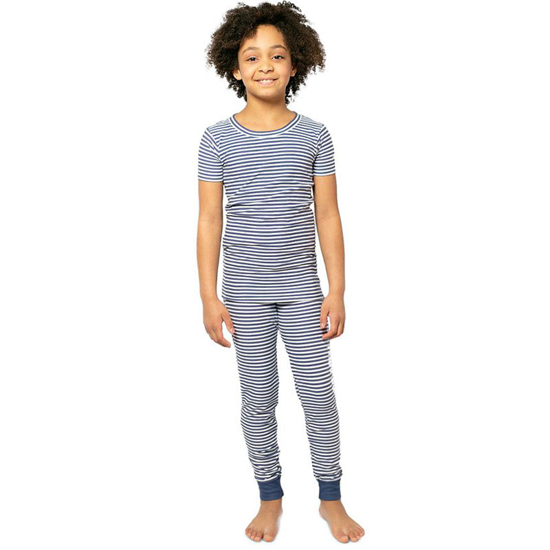 Roudelain Little Kid Yummy True Stripe Pajama Set Tradewinds S