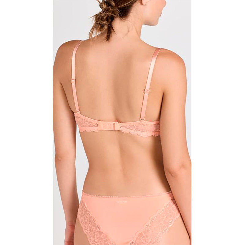 Calvin Klein underwear Seductive Comfort Demi Bra Fruit Center Orange 32B