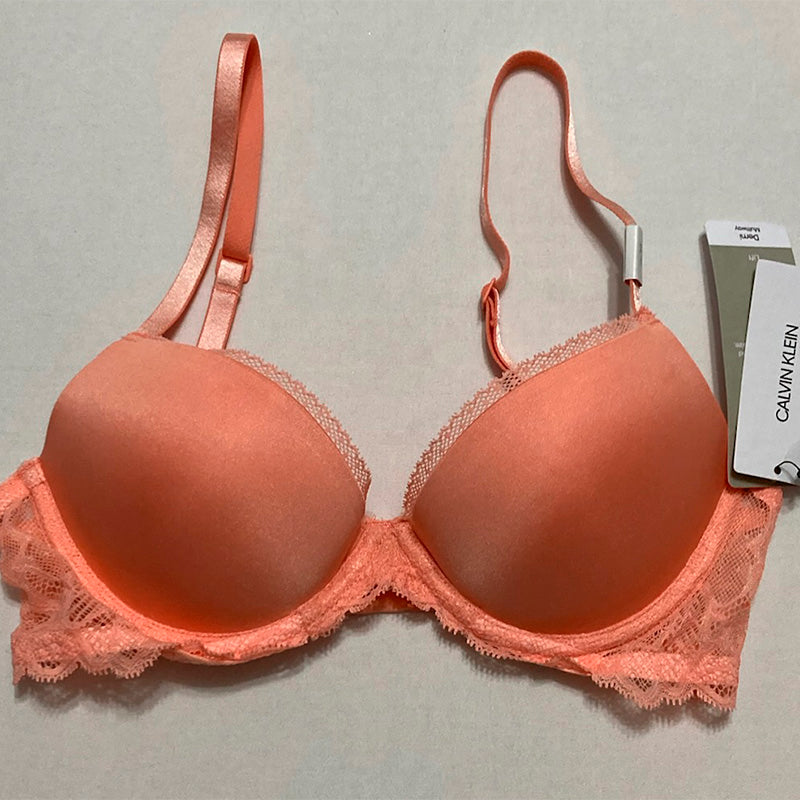 Calvin Klein underwear Seductive Comfort Demi Bra Fruit Center Orange 32B