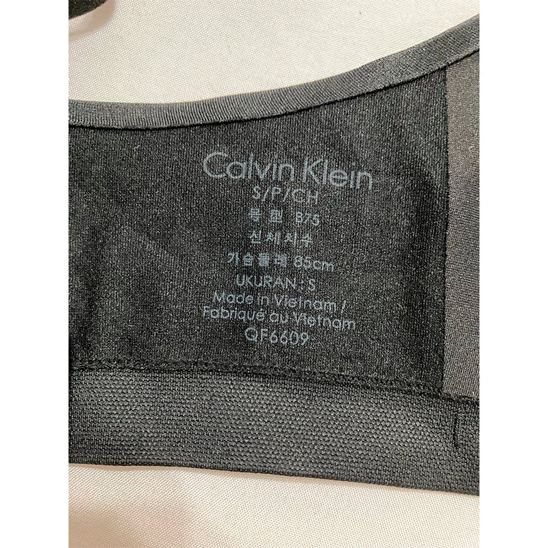 Calvin Klein Bonded Flex Unlined Balconette Bralette Black S