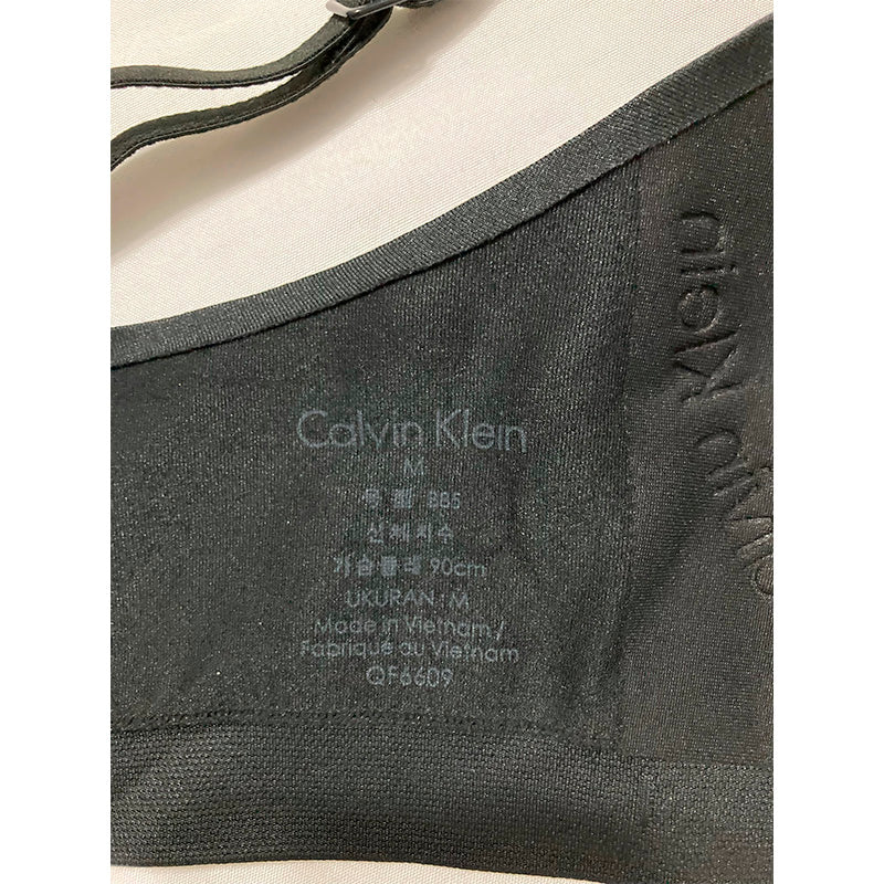 Calvin Klein Bonded Flex Unlined Balconette Bralette Black M