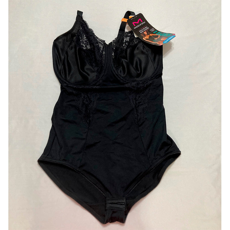 Maidenform Shaper With Built-in Bra shapewear bodysuits, Black 42DD