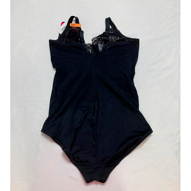 Maidenform Shaper With Built-in Bra shapewear bodysuits, Black 42DD