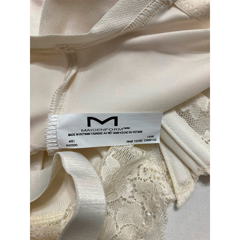 Maidenform Shaper With Built-in Bra shapewear bodysuits Buttercream 40C