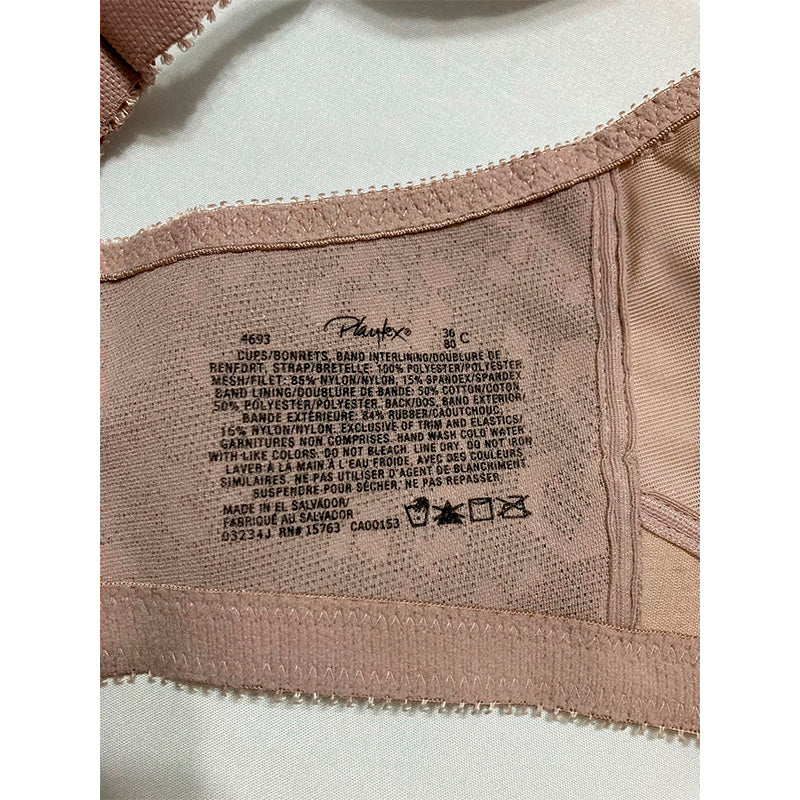 PLAYTEX Comfort-strap Wireless Bra Toffee 36C