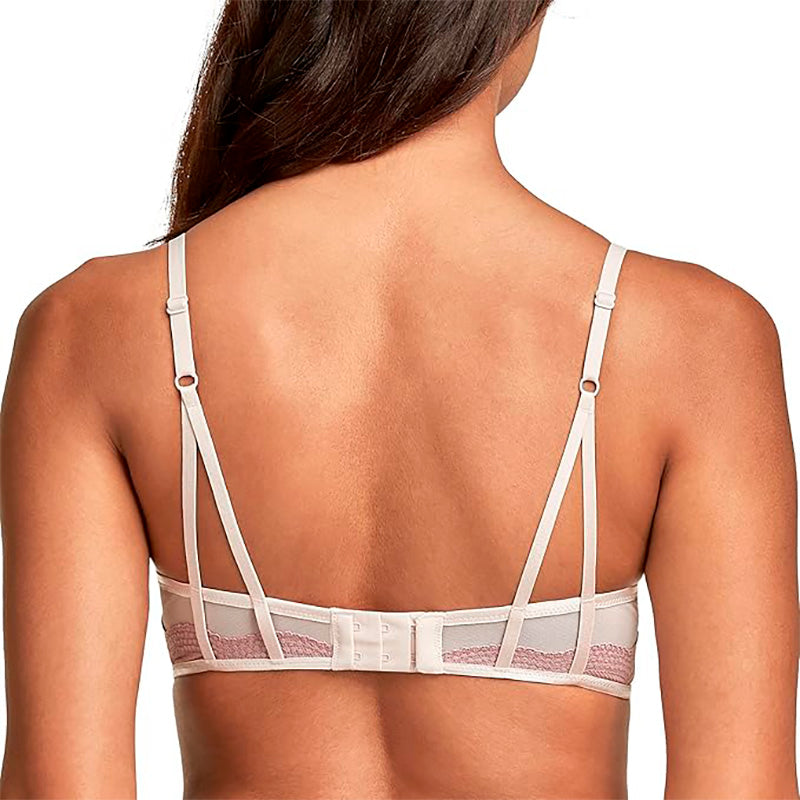 Maidenform The Lift Push Up & in Demi Bra Sandshell W/Honey Blush Beige 40C