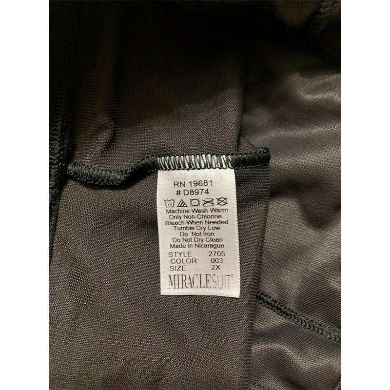 Miraclesuit Shapewear Hi-Waist Brief Underwear Black 2XL