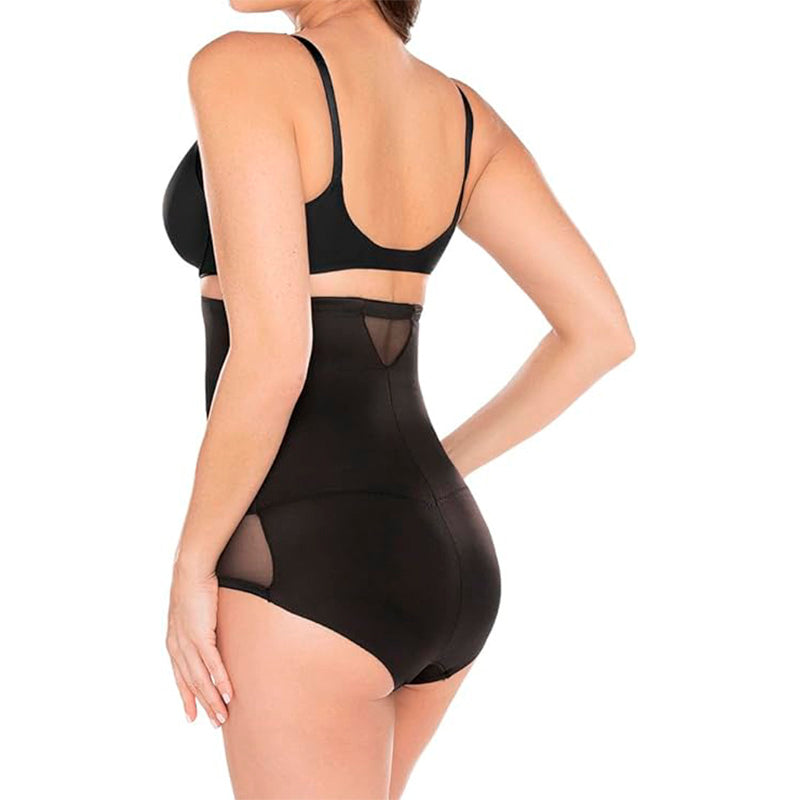 Miraclesuit Shapewear Extra Firm Sexy Sheer Shaping Hi-Waist Brief Black M