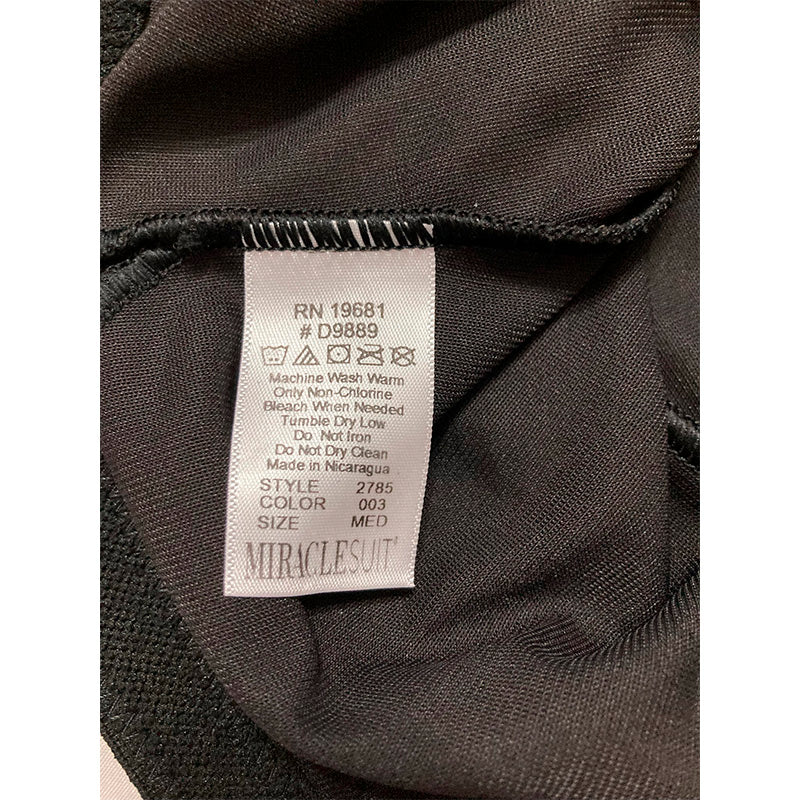 Miraclesuit Shapewear Extra Firm Sexy Sheer Shaping Hi-Waist Brief Black M