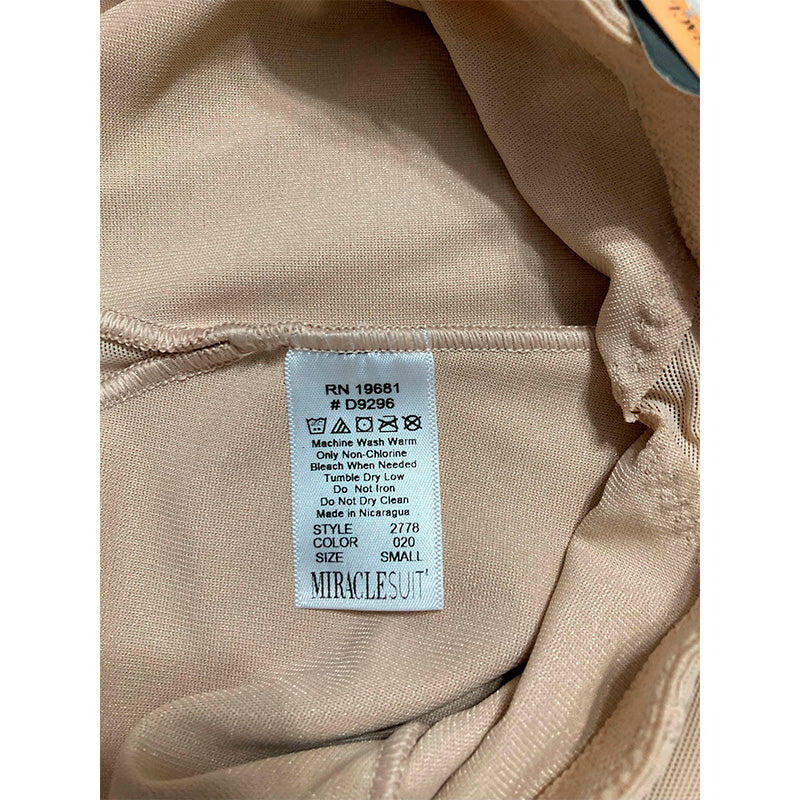 Miraclesuit Shapewear Extra Firm Control High Waist Panties Thong Nude S