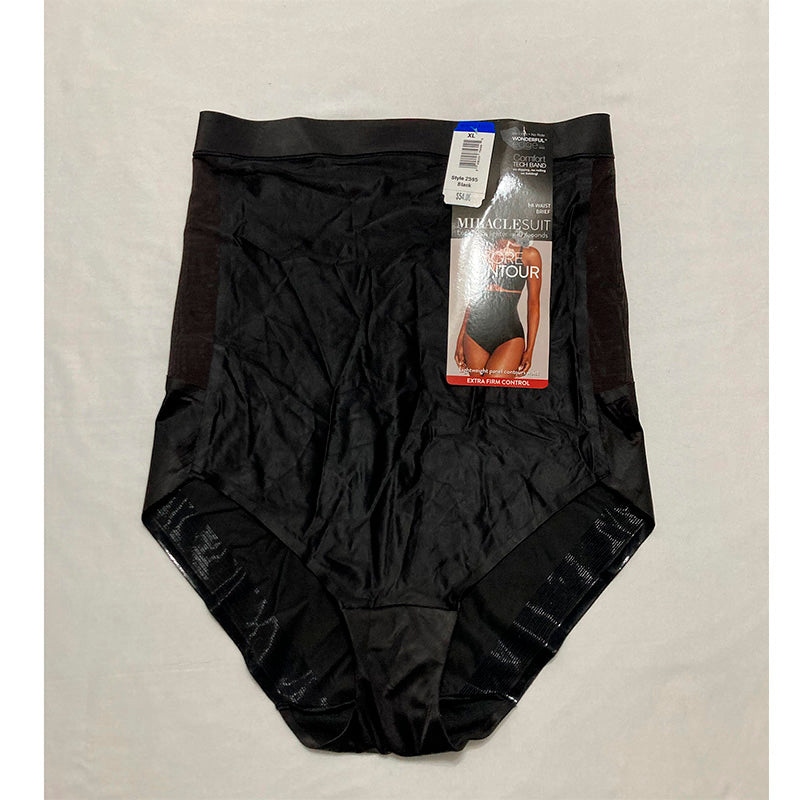 Miraclesuit Extra Firm Core Contour High-Waist Brief Black XL