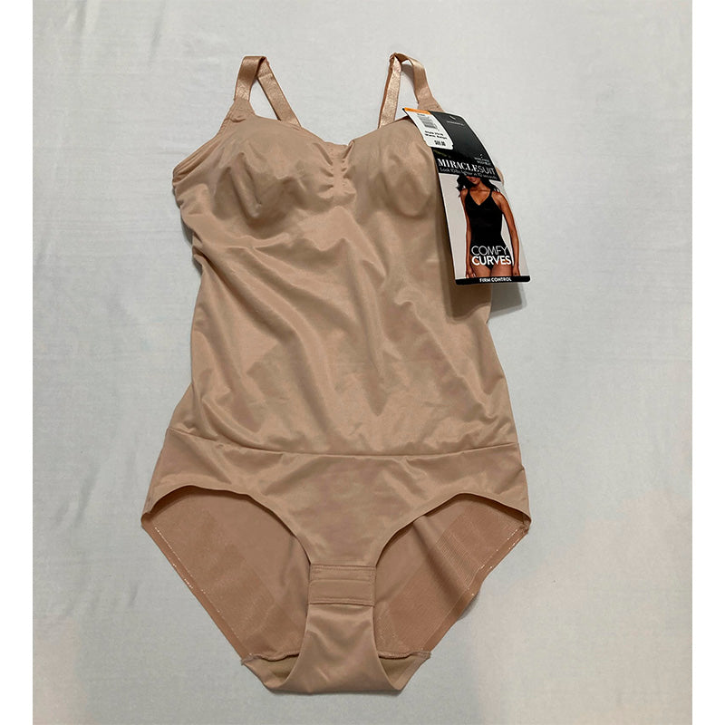 Miraclesuit Comfy Curves Body Briefer Warm Beige S