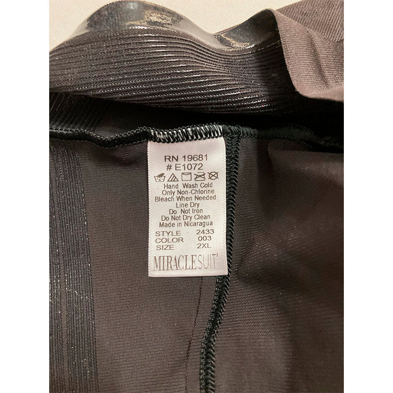 Miraclesuit Extra Firm Control Back Sculpting Camisole Black 2XL