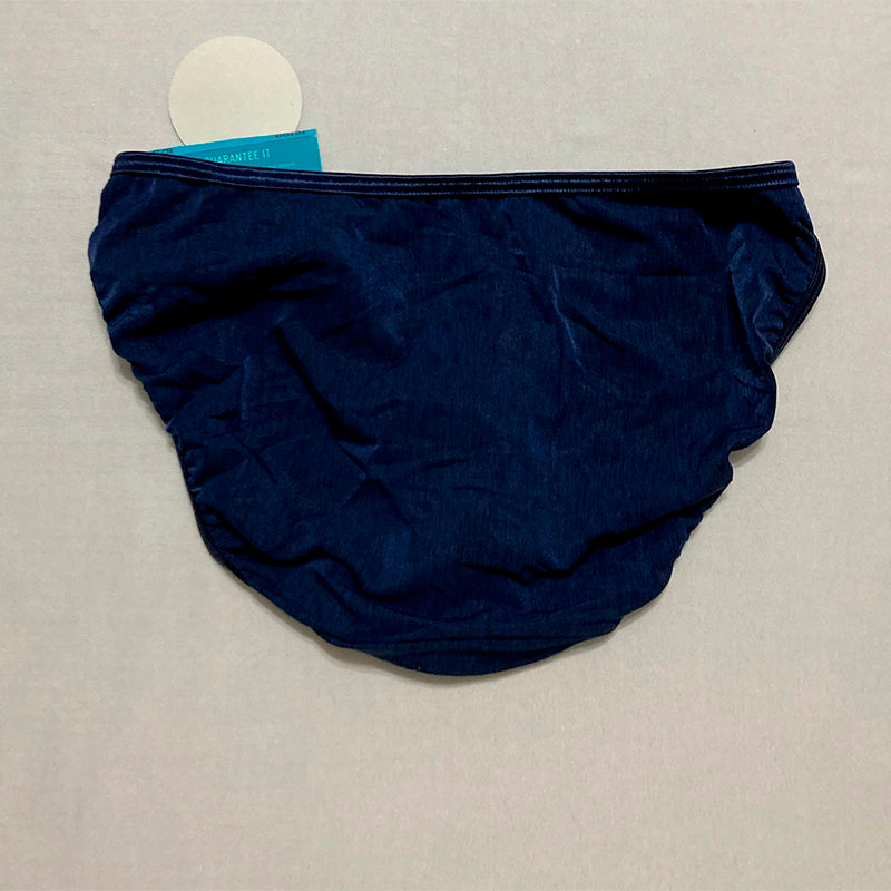 Vanity Fair Illumination String Bikini Panties Silky Stretch & Satin Trim Ghost Navy 5