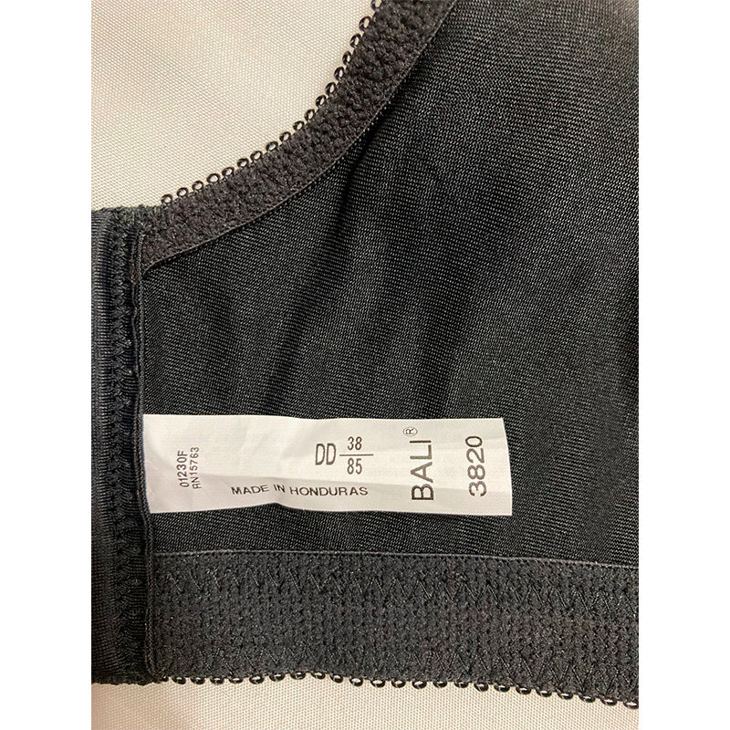 Maidenform Double Support Wirefree Black 38DD