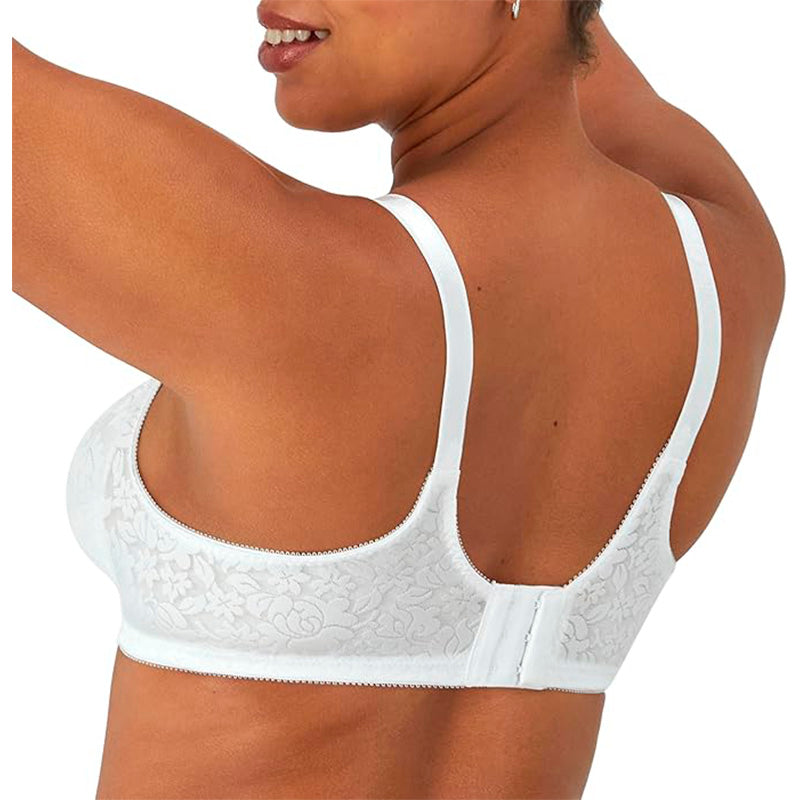 Bali Double Support Spa Closure Wire-Free Bra White 38B