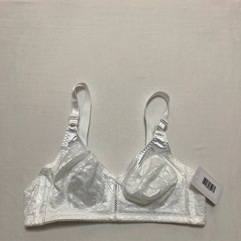 Bali Double Support Spa Closure Wire-Free Bra White 38B