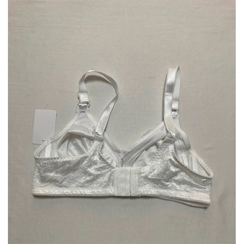 Bali Double Support Spa Closure Wire-Free Bra White 38B