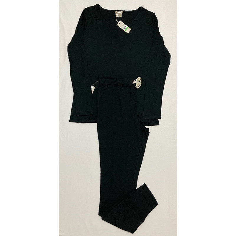 INK+IVY Women's 2pc Loungewear Set Black L