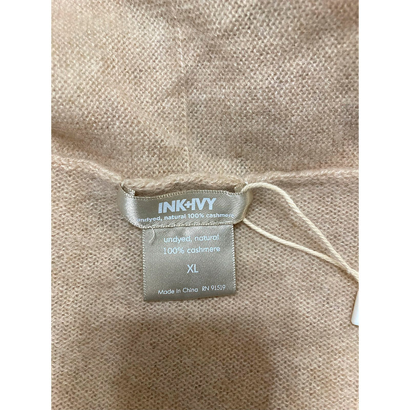 Ink+Ivy Cashmere Robe Oatmeal XL