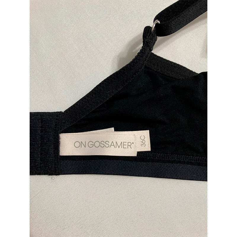OnGossamer Next to Nothing Micro Wireless T Shirt Bra Black 36C