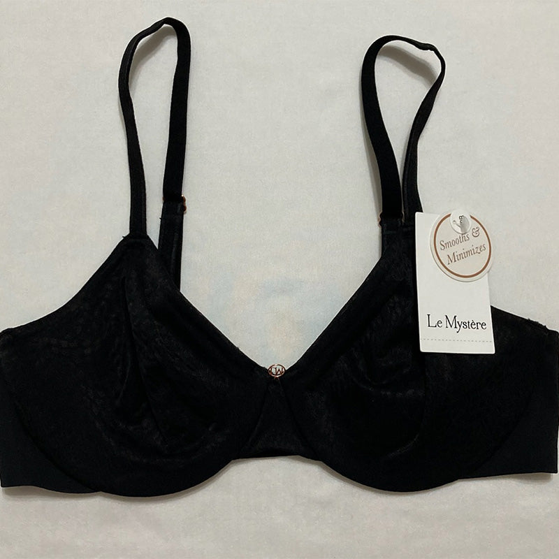 Le Mystere Tech Fit Smoothing Unlined Bra Black 32B