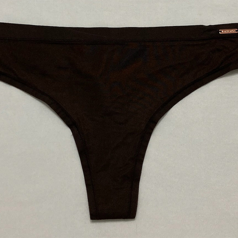 Le Mystere Infinite Comfort Thong S/M Cocoa Bean
