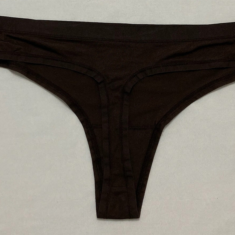 Le Mystere Infinite Comfort Thong S/M Cocoa Bean
