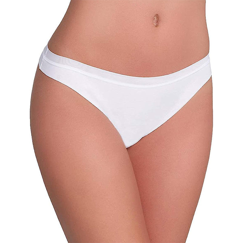 DKNY Downtown Cotton NO VPL Thong White L