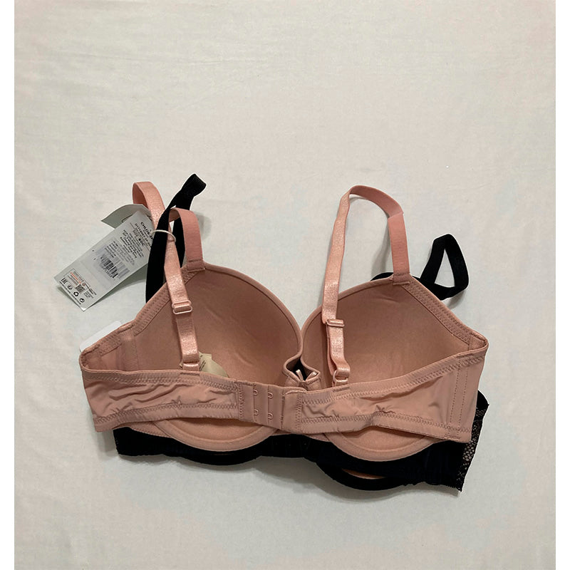 DORINA CHLOE-2PP Light Padded DEMI-Black/blush-36C