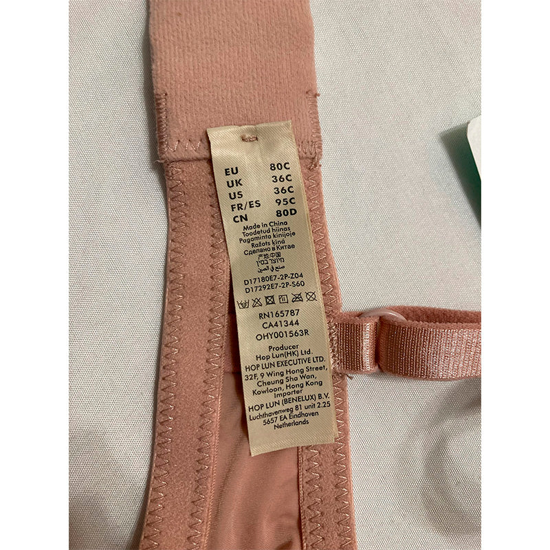 DORINA CHLOE-2PP Light Padded DEMI-Black/blush-36C