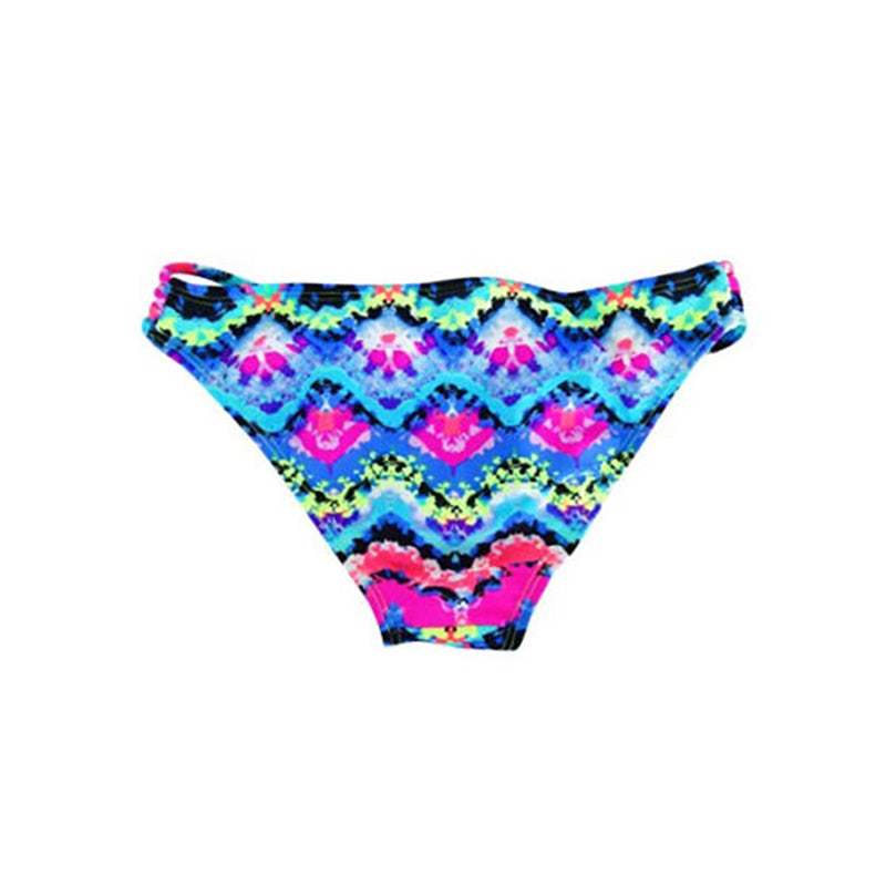 California Waves Rainbow Radio Strappy Bikini Multicolor XS