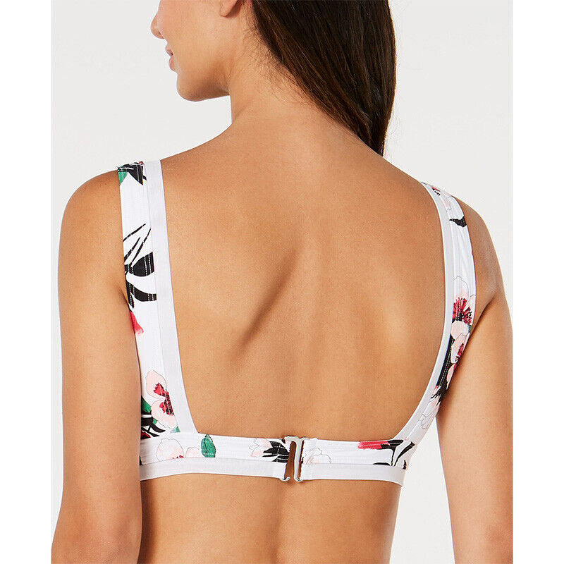 Tommy Hilfiger Printed Mesh Bikini Top Flower Print L