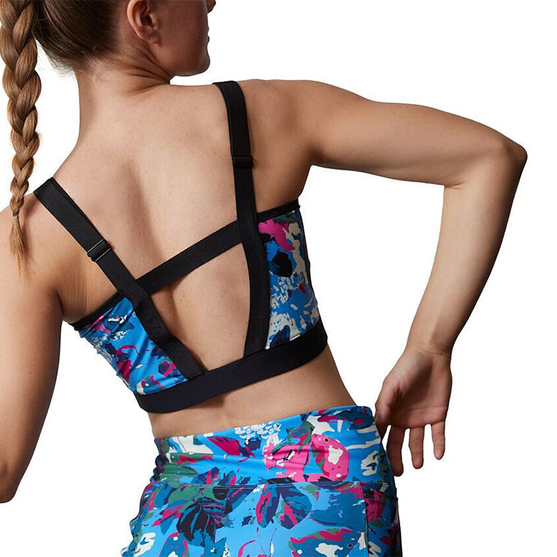 Josie Natori Active Solstice Cropped Sports Tank Multicolor XL