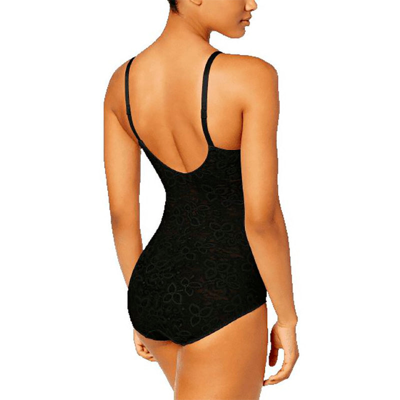 Maidenform Lace Body Briefer Black 34C