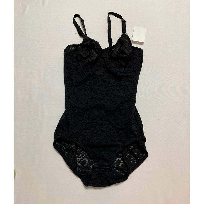 Maidenform Lace Body Briefer Black 34C