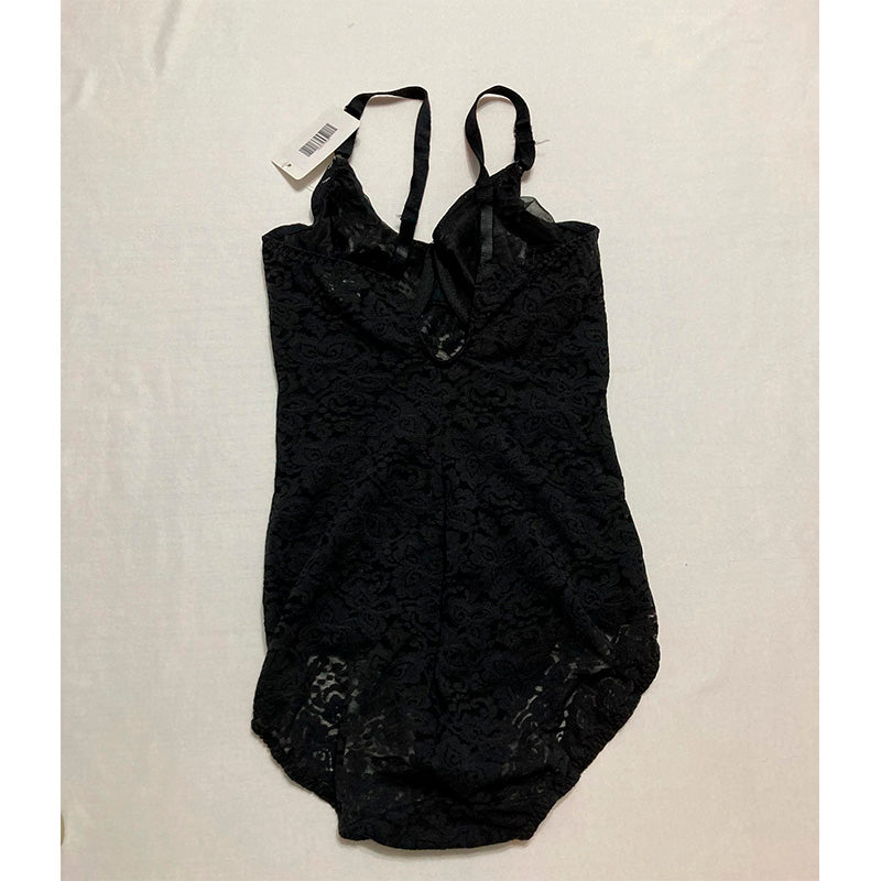 Maidenform Lace Body Briefer Black 34C