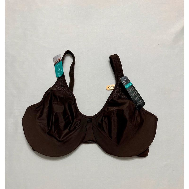 Bali Comfort Minimizer Underwire Bra Warm Cocoa Brown 34DD