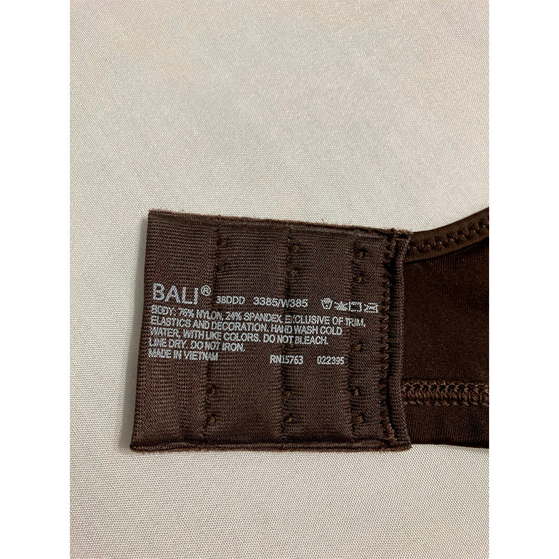 Bali Passion for Comfort Minimizer Bra 38DDD Warm Cocoa Brown