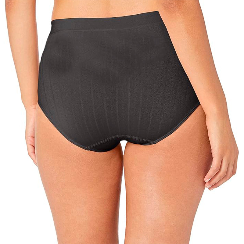 Bali Seamless Panties Smoothing Brief Underwear for Women Black Pointelle 7