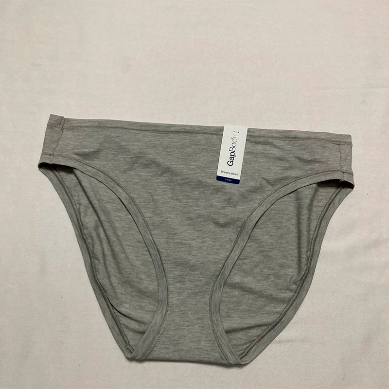 GapBody Women's Breathe Bikini Underwear Grey L